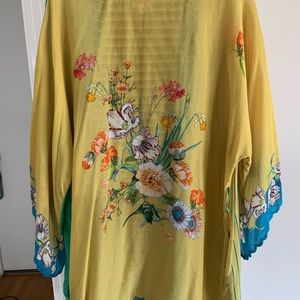 Johnny was silk kimono